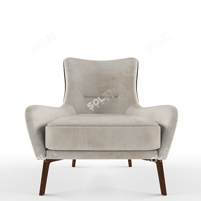 Elegant Vivienne Chair by Ulivi 3D model image 2