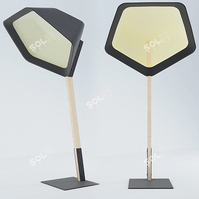 Modern Floor Lamp 80x95x188 cm 3D model image 1