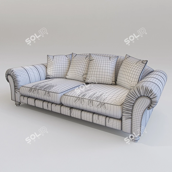 Tetrad Sofa: Elegant Comfort for Your Home 3D model image 2