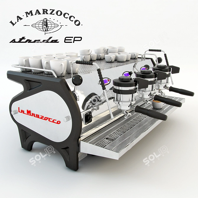 Italian Craftsmanship and Precision: LaMarzocco Strada Eclipse 3D model image 2