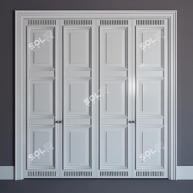 MaxFit Built-in Closet 3D model image 1