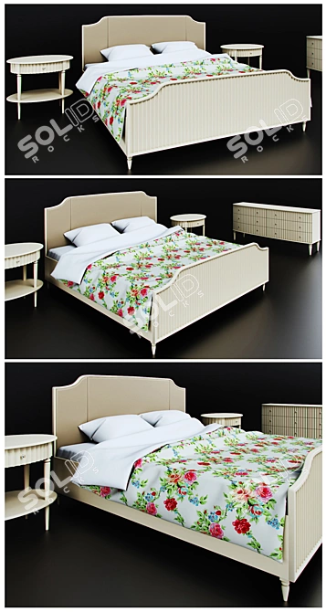 Missouri Bed Set 3D model image 2