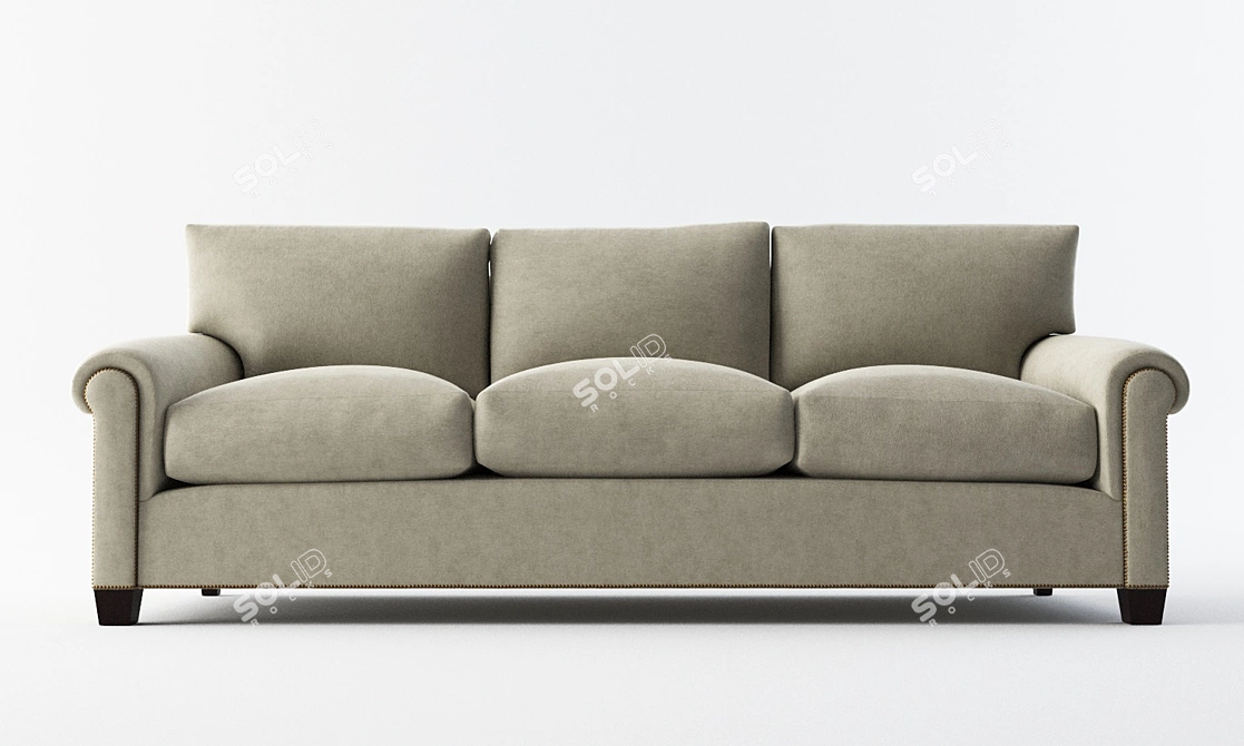 Modern Classic Baker Cinema Sofa 3D model image 2