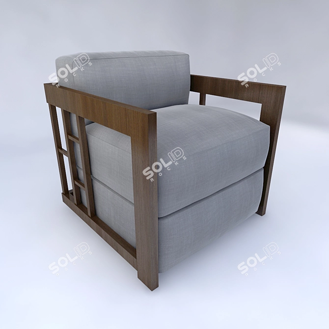 ComfortMax Chair 3D model image 1