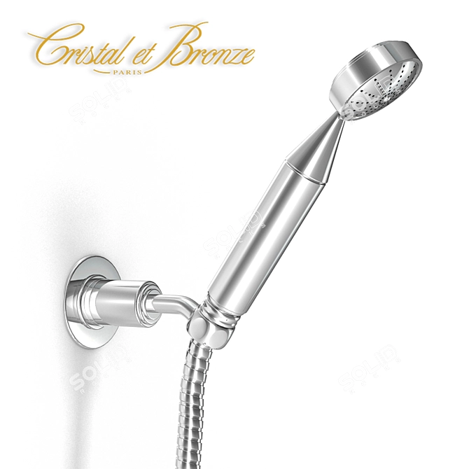 Cristal et Bronze Elegance Bath Set 3D model image 2