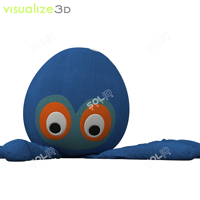 Oceanic Octo Cushion 3D model image 2