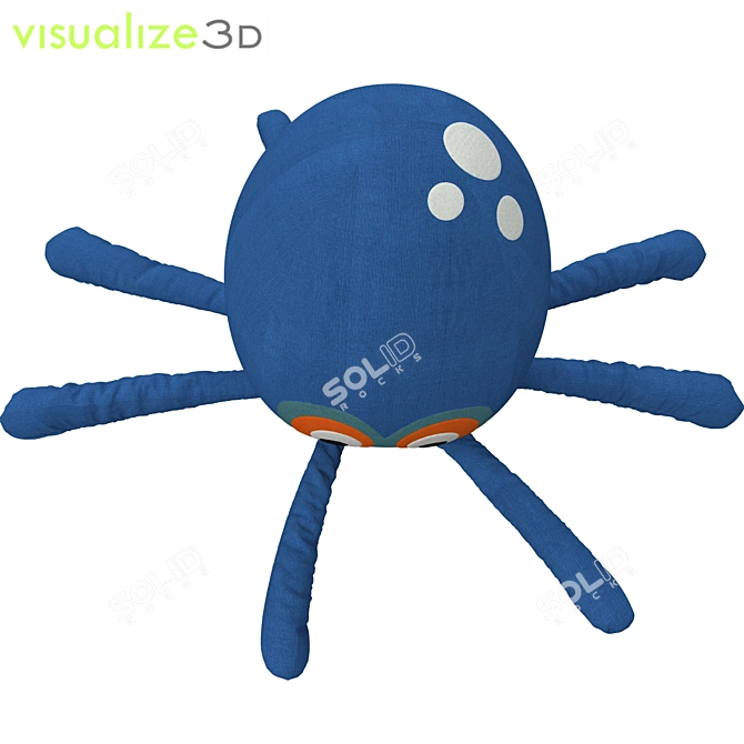 Oceanic Octo Cushion 3D model image 3