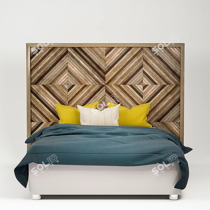 Modern Style Bed 3D model image 1