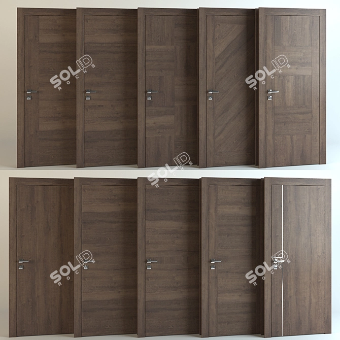 Pail Essenze Multinoce: Versatile Door Collection 3D model image 1