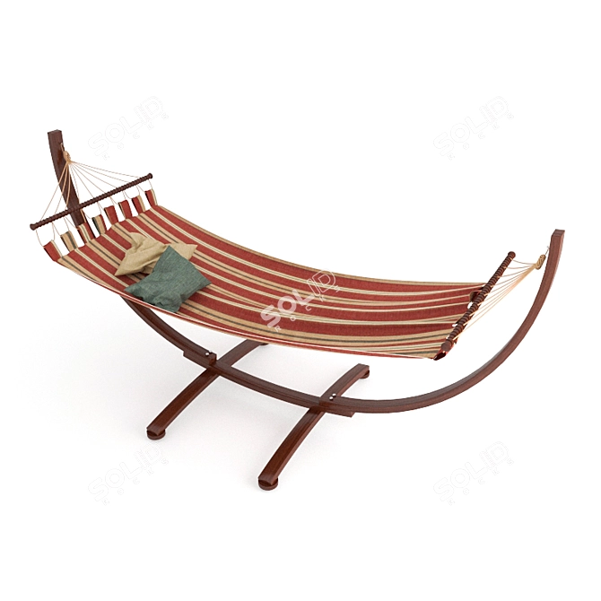 Premium Hammock Besta Fiesta 3D model image 1