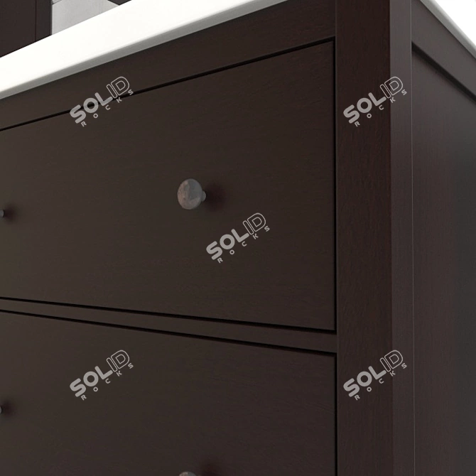 IKEA Bathroom Furniture Set 3D model image 2