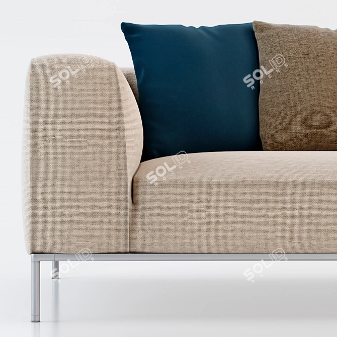 B&B Italia Frank Collection Corner Sofa 3D model image 2