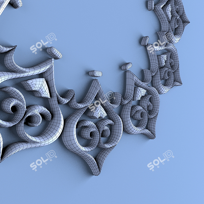 3D Decorative Panel 3D model image 2