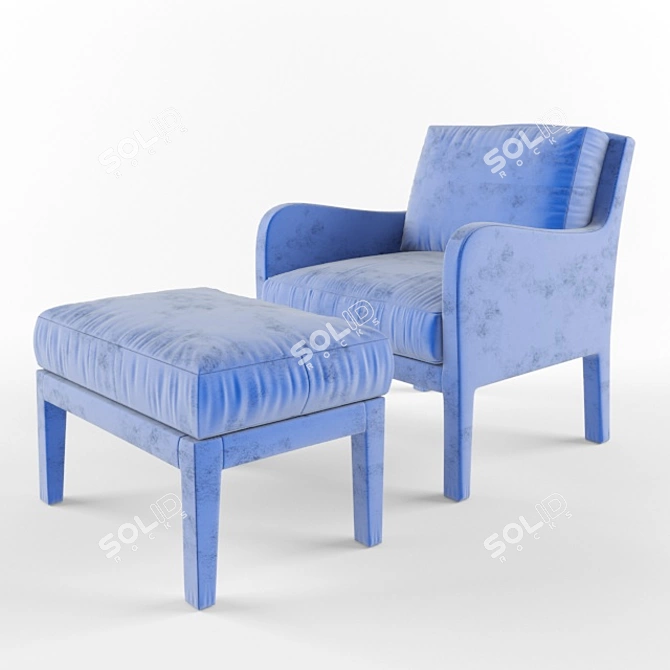 3DMax2014 Vray3.2 Armchair 3D model image 1