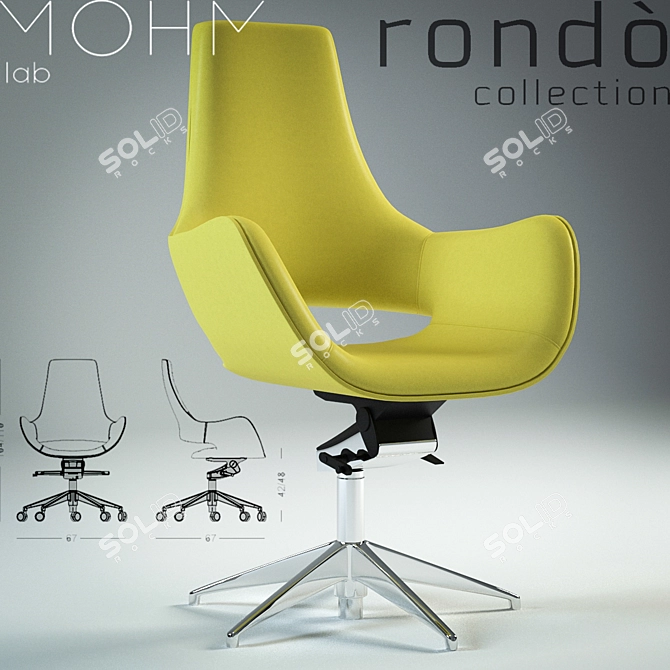 Stunning 1200x1200 Rondo Chiar 3D model image 1