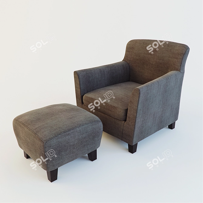 EKENAS - Stylish and Comfortable Sofa 3D model image 1