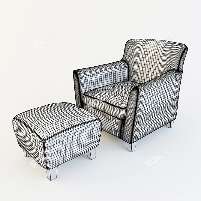 EKENAS - Stylish and Comfortable Sofa 3D model image 2