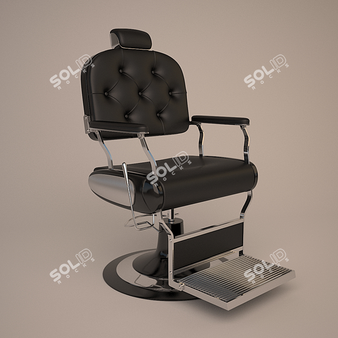 Boheme Barber Chair - Marlon 3D model image 1