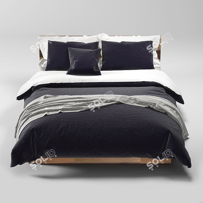 Nordic Dreams Bed Linen 3D model image 3