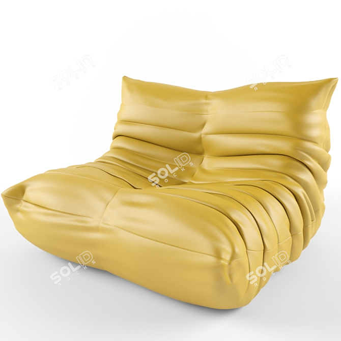 Cozy Ligne Roset Togo Chair 3D model image 1