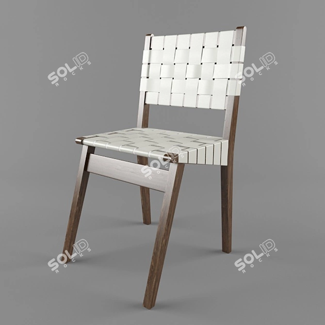 Modern 3D Chair: Sleek Design & Maximum Comfort! 3D model image 1