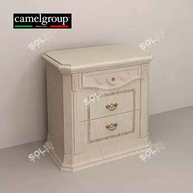 Firenze Nightstand - 097CMN.01FD 3D model image 1