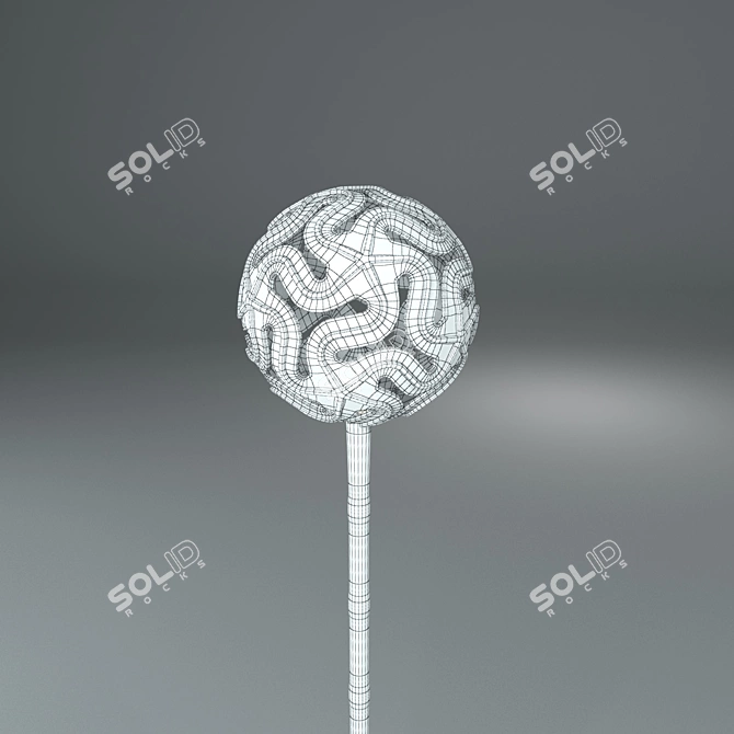 Modern StarFish Floor Lamp 3D model image 2