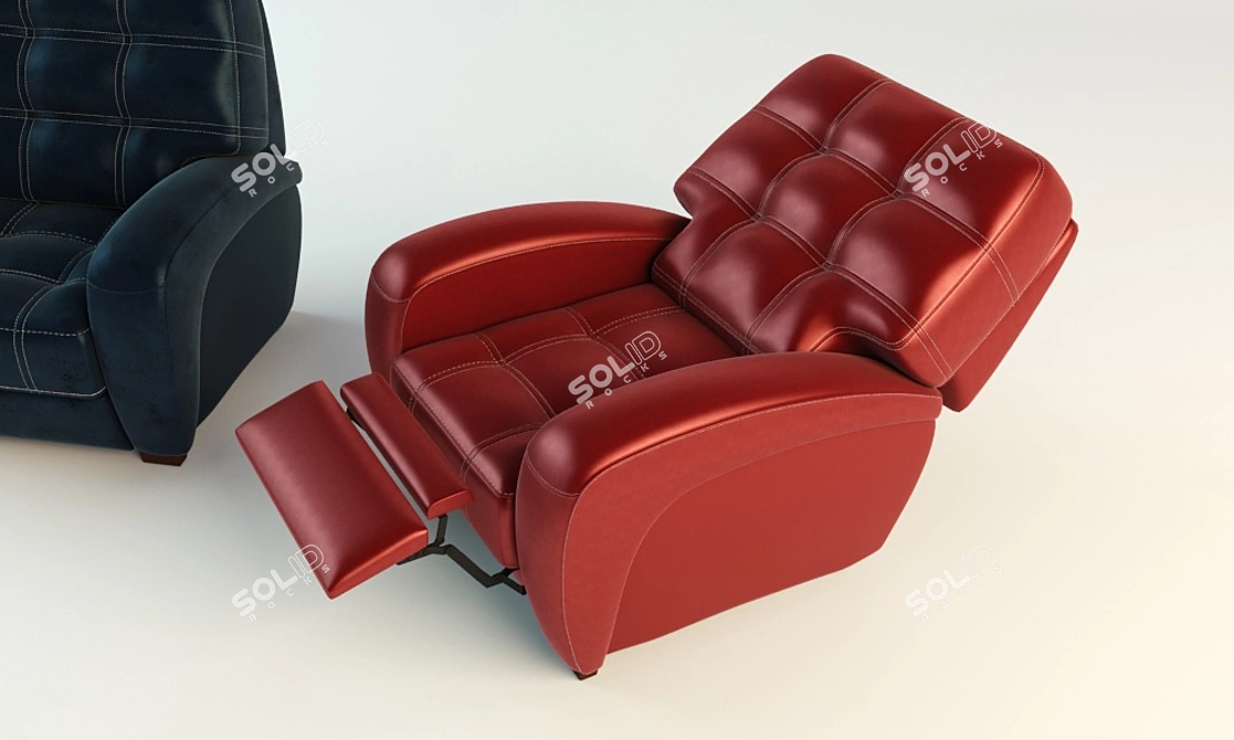 Versatile Forsight Armchair Recliner 3D model image 2