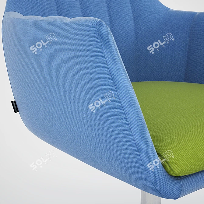 Italian Luxury: VITTORIA Quinti Chair 3D model image 3