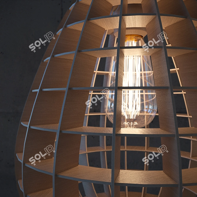 Tear Ceiling Light: European Award-Winning Design 3D model image 2