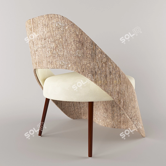 Elegant Oblik Chair - Sawayamoroni 3D model image 2