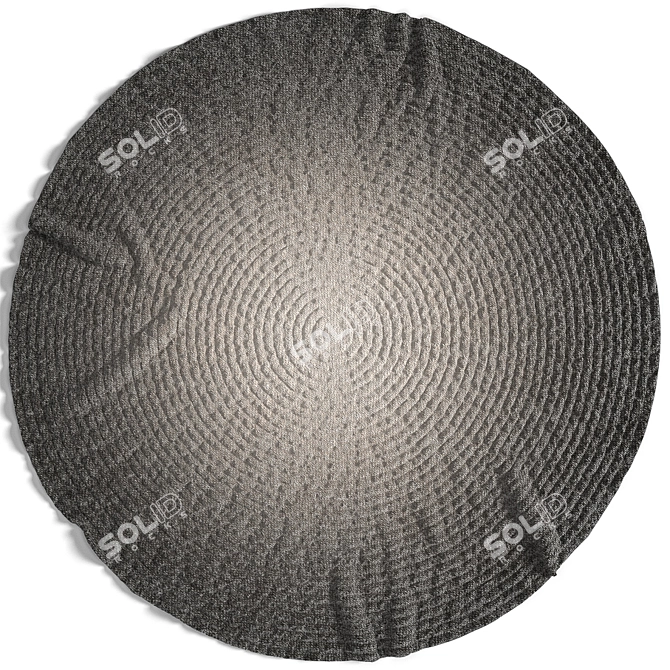 Round V ray Carpet-170cm Diameter 3D model image 2