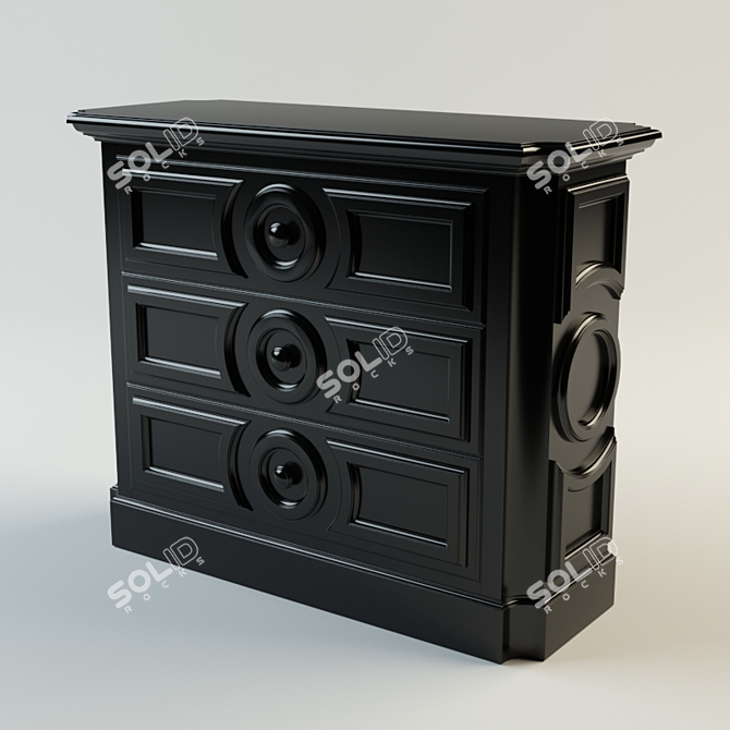 Stylish Eichholtz Cambon Chest 3D model image 1