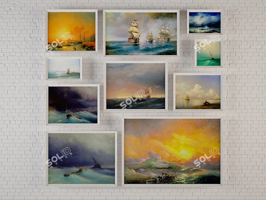 Masterpieces of Aivazovsky: The Painters of Crimea 3D model image 1