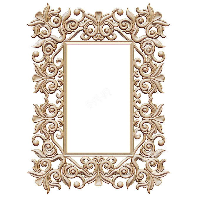 Sleek Frame for Any Design 3D model image 1