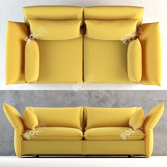 Mariposa Sofa: Stylish Comfort for Your Home 3D model image 2