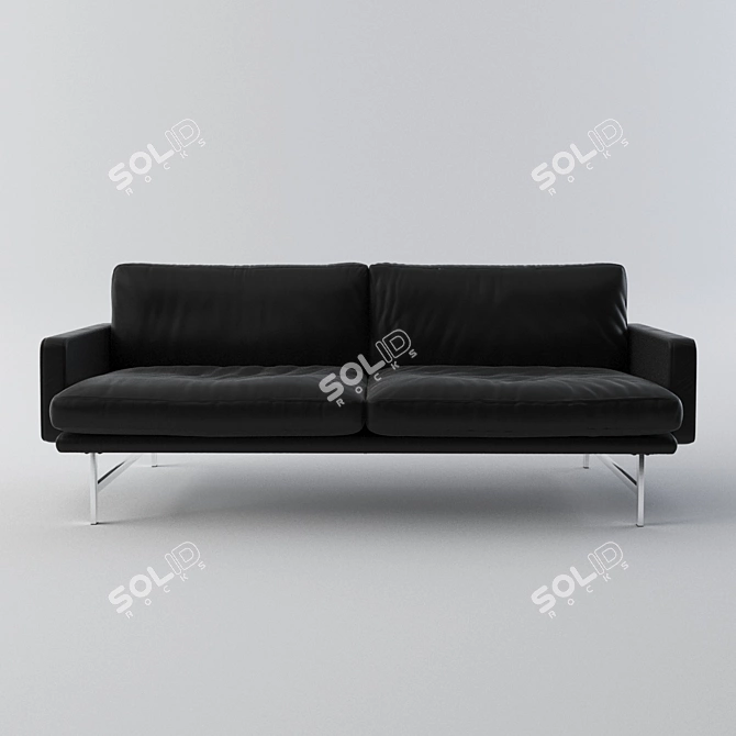 Minimalist Italian Design: Fritz Hansen Lissoni 3D model image 1