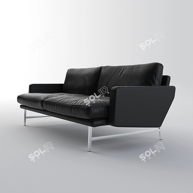 Minimalist Italian Design: Fritz Hansen Lissoni 3D model image 3