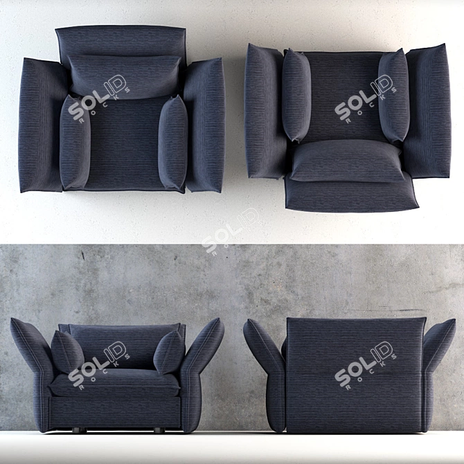 Elegant Mariposa: A Timeless Beauty 3D model image 1