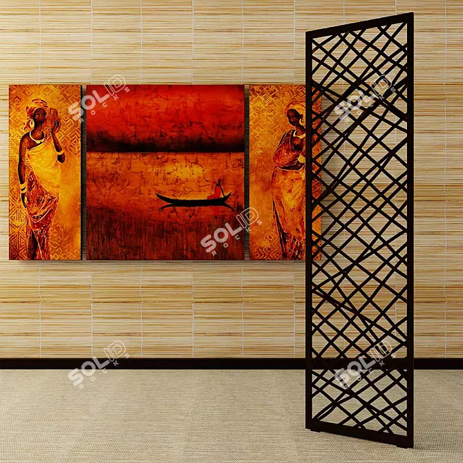 Ethnic Room Divider, 2012 3D model image 1