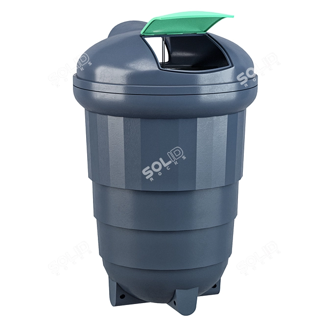 SecurePoly BM-5000: Ultimate Waste Management Solution 3D model image 1