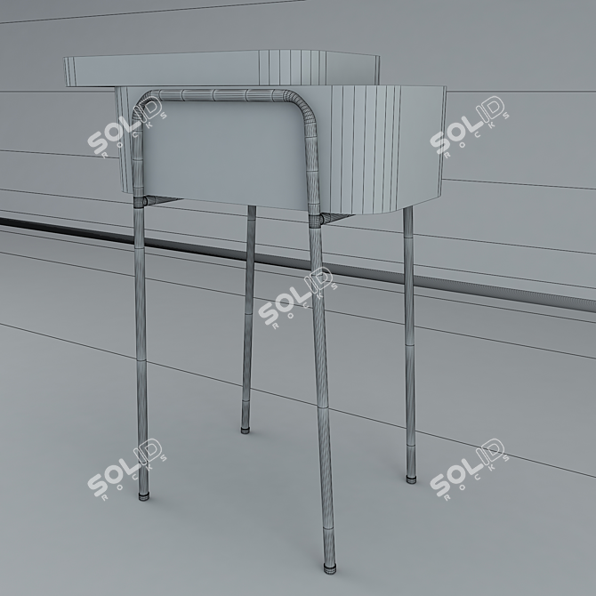 Modern Minimalist Coffee Table 3D model image 3