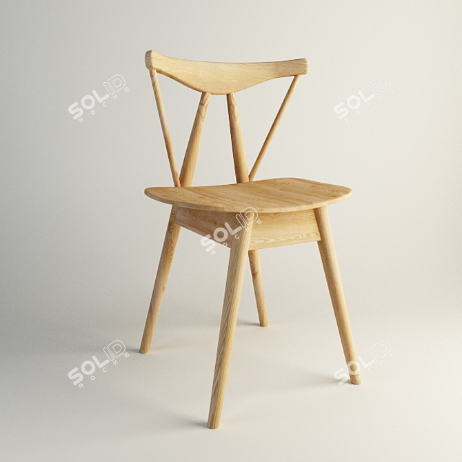 Rooted Comfort Chair by Customform 3D model image 2