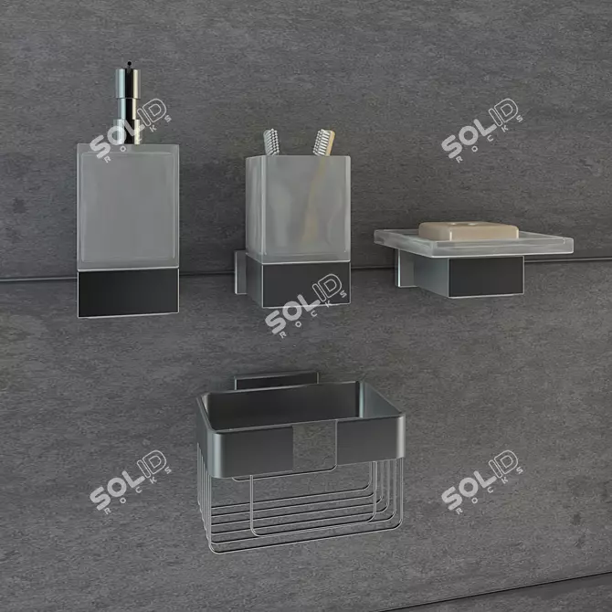 Durovit Karree: Brilliant Bathroom Collection 3D model image 2