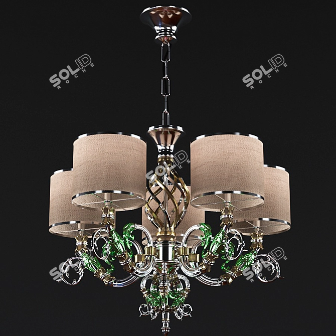 Glimmering Elegance 3D model image 1