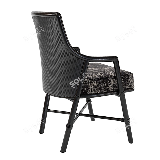 Elegant Passage Armchair by Laura Kirar 3D model image 2