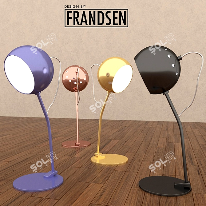 Frandsen BALL G9 Table Lamp 3D model image 1