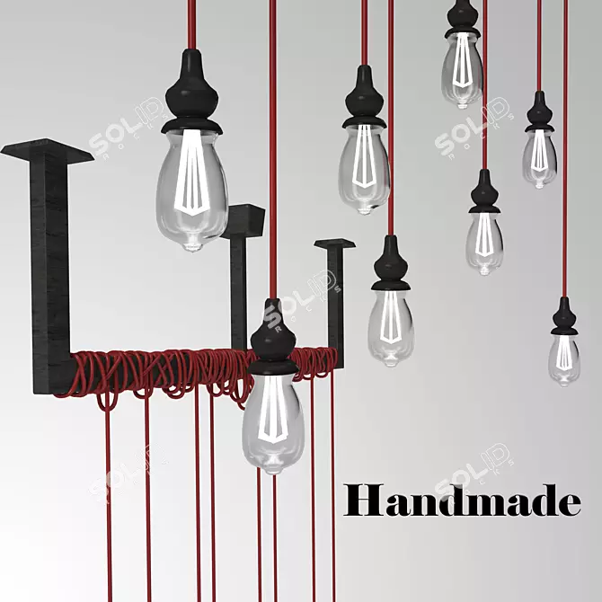 Artisan Handmade Fixture Set 3D model image 1