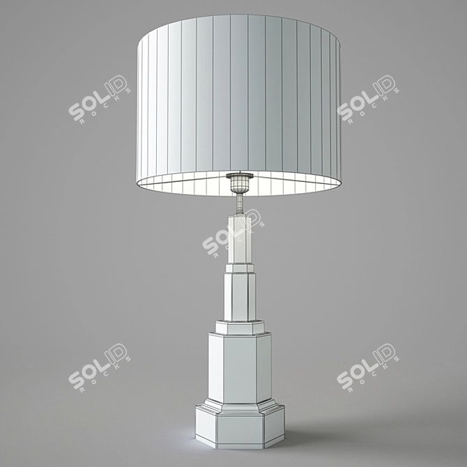 Modern Kelly Table Lamp 3D model image 3