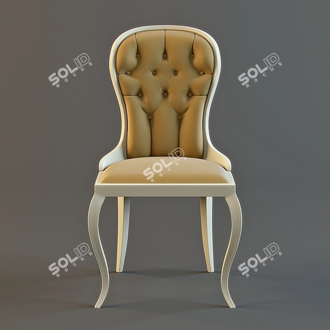 Venezia Pregno S46t Chair: Elegant and Comfortable 3D model image 2